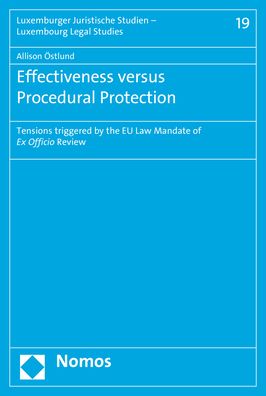 Effectiveness versus Procedural - Östlund - Books -  - 9783848760046 - October 30, 2019