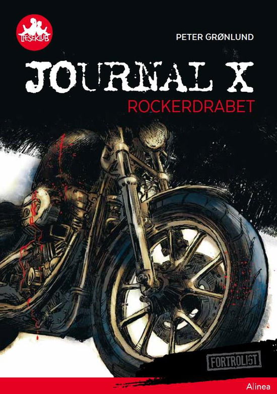 Cover for Peter Grønlund · Læseklub: Journal X - Rockerdrabet, Rød Læseklub (Indbundet Bog) [1. udgave] (2018)