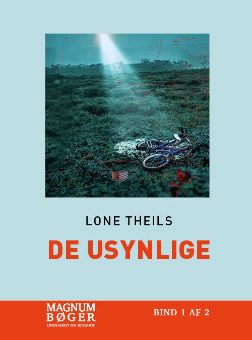 Cover for Lone Theils · De usynlige (Storskrift) (Indbundet Bog) [2. udgave] (2021)