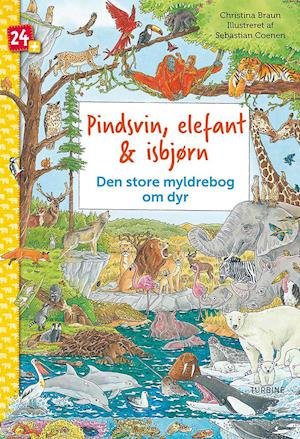 Cover for Christina Braun · Pindsvin, elefant og isbjørn (Cardboard Book) [1st edition] (2021)