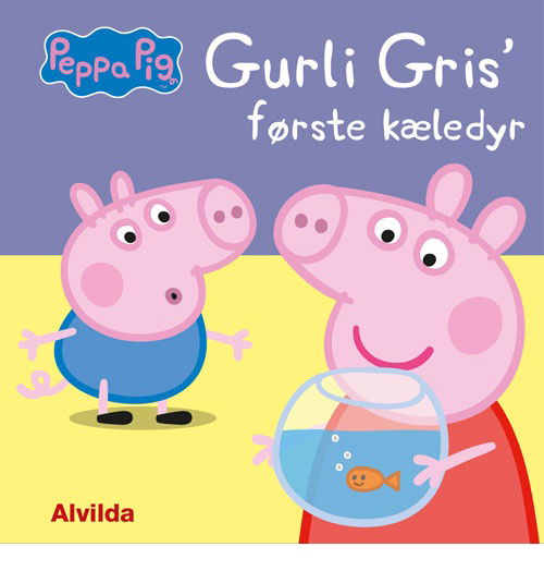 Cover for Gurli Gris: Peppa Pig - Gurli Gris' første kæledyr (Cardboard Book) [1.º edición] (2018)