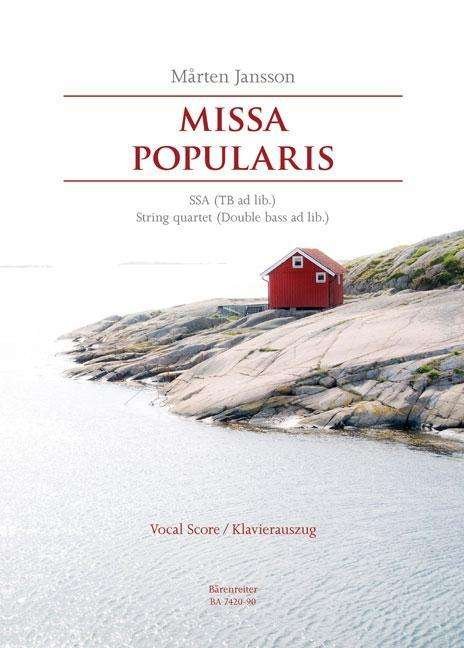 Cover for Jansson · Missa Popularis, Klavierauszug (Book)