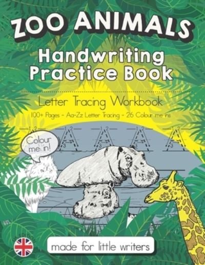 Cover for Dot to Dot Learning · Zoo Animals Handwriting Practice Book (Paperback Book) (2020)