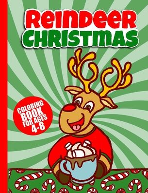 Cover for Izzyink Publishing · Christmas Reindeer Coloring Book (Paperback Book) (2020)