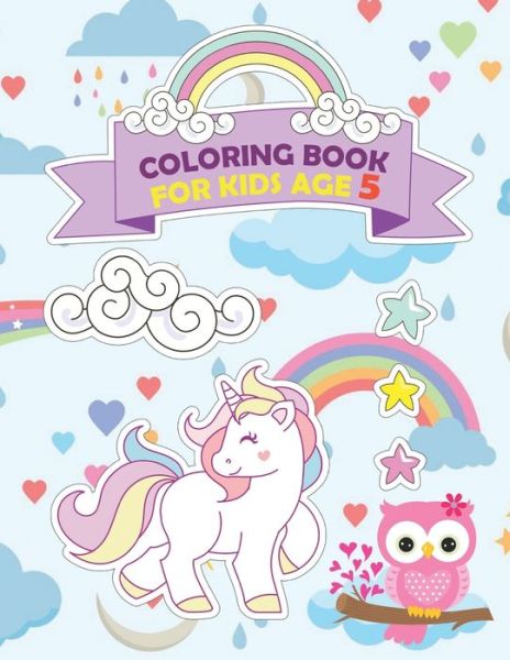 Coloring Book Unicorn Journal and Sketchbook for Kids age 5 - Saiful Islam - Books - Independently Published - 9798746615046 - April 30, 2021