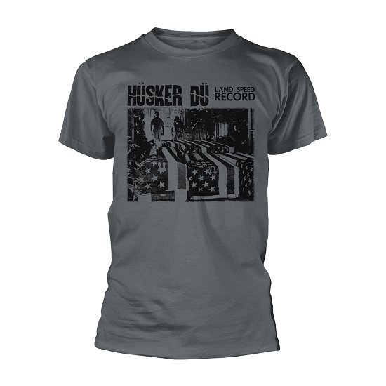 Cover for Husker Du · Land Speed Record (Charcoal) (T-shirt) [size M] [Grey edition] (2018)