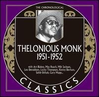 Chronological 1951-1952 - Monklonious - Musiikki - CLASSICS - 0826596016047 - maanantai 6. tammikuuta 2020
