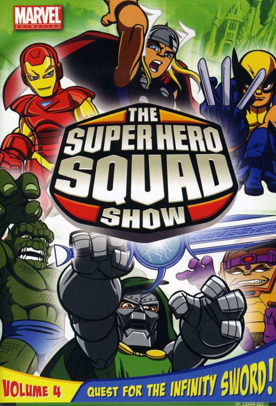 Cover for Super Hero Squad Show: Quest for Infinity Sword 4 (DVD) (2011)