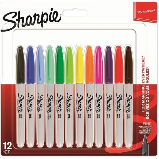 Cover for Sharpie · Sharpie Marker Fein Rundspitze F 12er Pastel Farbe (ACCESSORY) (2024)