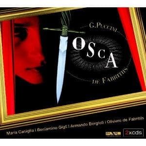 Cover for Caniglia / Gigli / Opera Roma / Fabritis · Puccini: Tosca (CD) (2012)