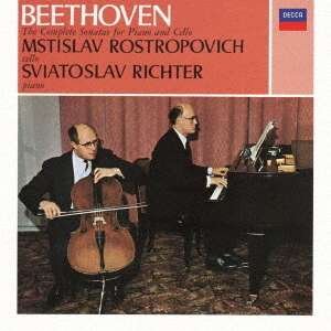 Cover for Mstislav Rostropovich · Beethoven: The Sonatos For Piano And Cello (CD) [Japan Import edition] (2020)