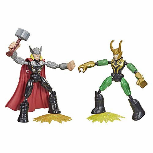 Bend N Flex Thor Vs Loki - Marvel Avengers - Marchandise - Hasbro - 5010993792047 - 