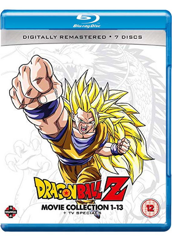 Cover for Dragon Ball Z - Movie Collecti · Dragon Ball Z Movie Complete Collection: Movies 1-13 + TV Specials (Blu-Ray) [Remastered edition] (2018)