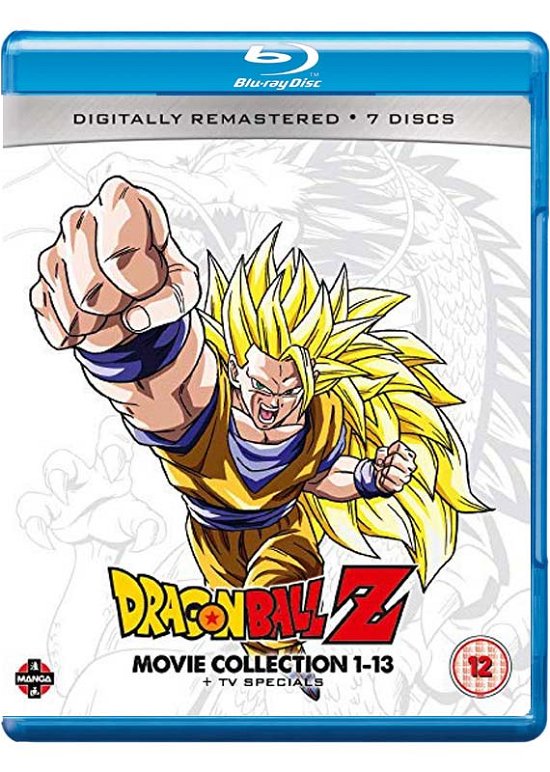 Cover for Dragon Ball Z - Movie Collecti · Dragon Ball Z Movie Complete Collection: Movies 1-13 + TV Specials (Blu-ray) [Remastered edition] (2018)