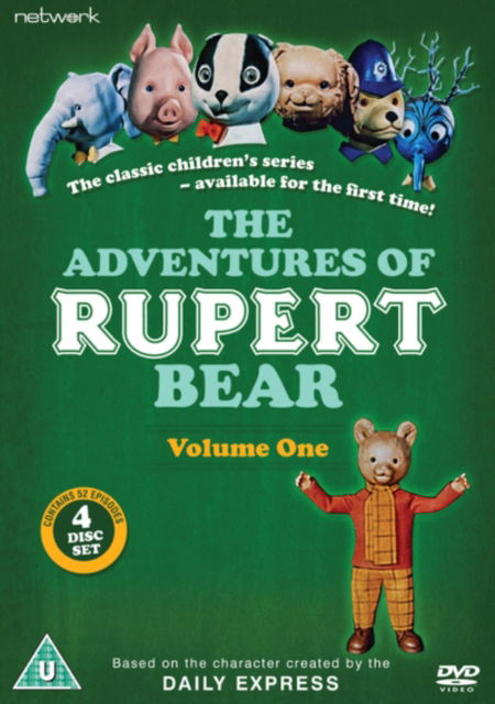 Cover for Adventures of Rupert Bear Vol 1 · The Adventures of Rupert Bear: Volume 1 (DVD) (2018)