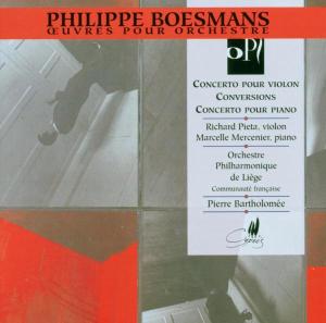 Cover for Boesmans / Pieta / Mercenier / Bartholomee · Violin &amp; Piano Concertos (CD) (2000)