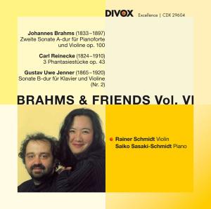 Cover for Brahms / Jenner / Reinecke / Schmidt / Suter · Brahms &amp; Friends 6 (CD) (2010)