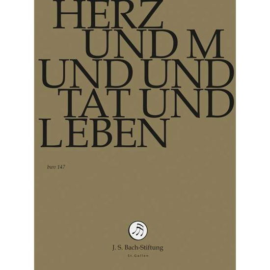 Herz und Mund und Tat und Leben - J.S. Bach-Stiftung / Lutz,Rudolf - Film - J.S. Bach-Stiftung - 7640151162047 - 10 juni 2016