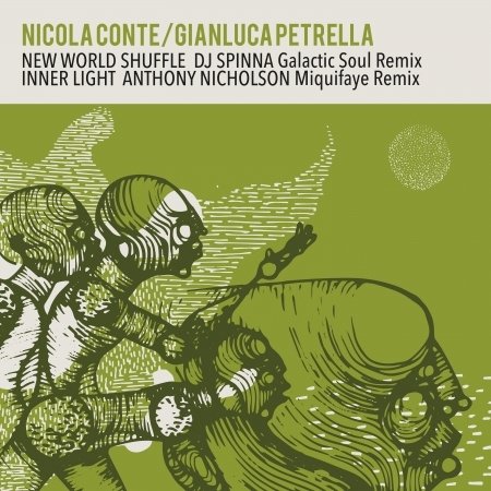 Cover for Nicola Conte &amp; Gianluca Petrella · New World Shuffle / Inner Light Remixes (LP) [Remixes edition] (2022)