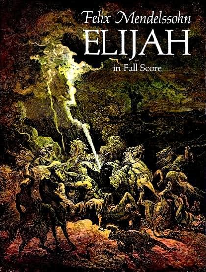 Cover for Opera and Choral Scores · Elijah in Full Score (Dover Vocal Scores) (Paperback Book) [New edition] (1995)