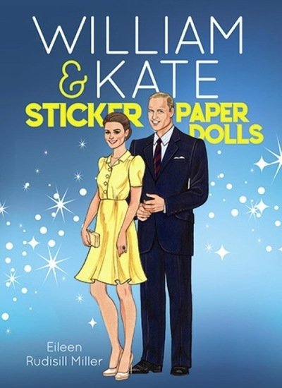 Cover for Eileen Miller · William &amp; Kate Sticker Paper Dolls - Little Activity Books (Paperback Book) (2019)