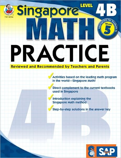 Cover for Frank Schaffer Publications · Singapore Math Practice, Level 4b Grade 5 (Paperback Bog) (2009)