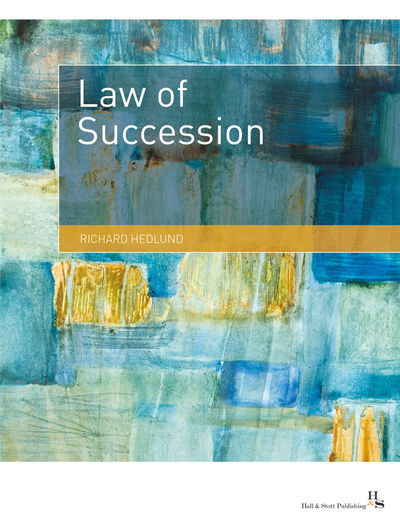 Cover for Richard Hedlund · The Law of Succession (Paperback Book) [New edition] (2019)