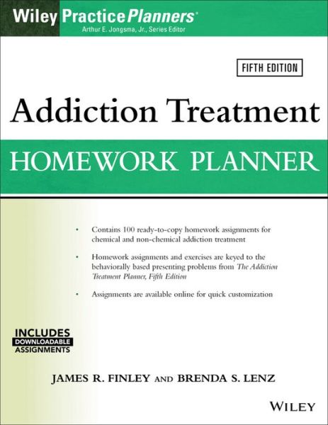 Cover for JR Finley · Addiction Treatment Homework Planner - PracticePlanners (Paperback Book) (2016)