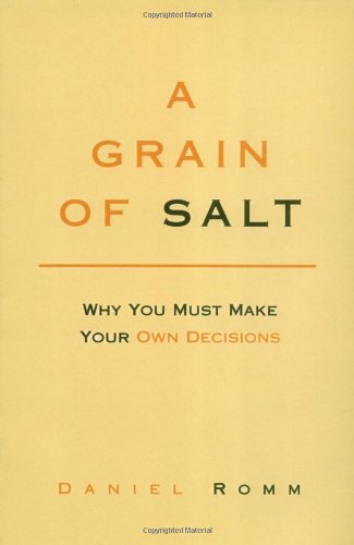 A Grain of Salt - Daniel Romm - Books - Xlibris Corporation - 9781413451047 - August 30, 2004