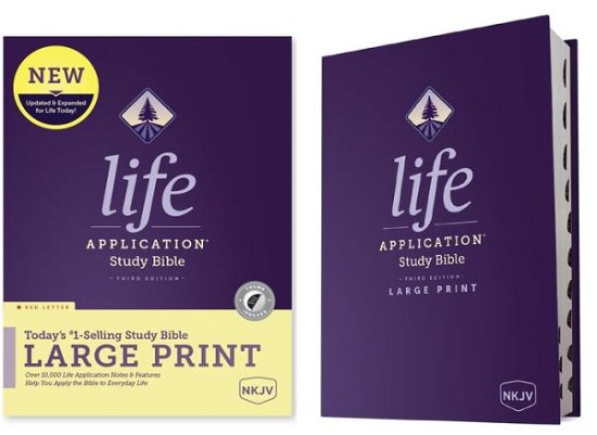 Cover for Tyndale · NKJV Life Application Study Bible Third Edition, Large Print (Hardcover Book) (2022)