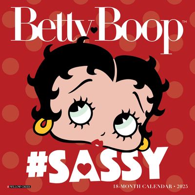 Betty Boop 2025 7 X 7 Mini Wall Calendar - Willow Creek Press - Gadżety - Willow Creek Press Calendars - 9781549248047 - 10 września 2024