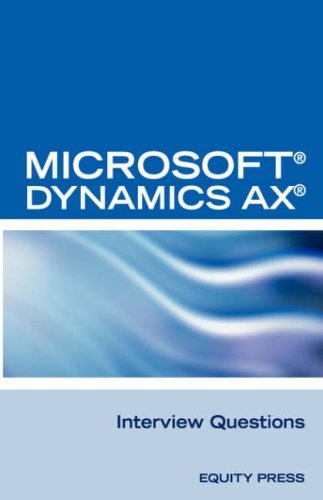 Cover for Itcookbook · Microsoft (R) Dynamics Ax (R) Interview Questions: Unofficial Microsoft Dynamics Ax Axapta Certification Review (Taschenbuch) (2007)