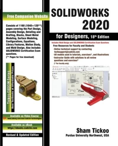 Cover for Prof Sham Tickoo · SOLIDWORKS 2020 for Designers, 18th Edition (Paperback Book) (2020)