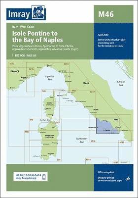 Cover for Imray · Imray Chart M46: Isole Pontine to the Bay of Naples - Imray M Charts (Kartor) [New edition] (2019)