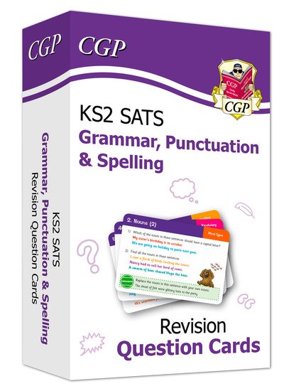 Cover for CGP Books · KS2 English SATS Revision Question Cards: Grammar, Punctuation &amp; Spelling (for the 2024 tests) - CGP SATS English (Hardcover bog) (2019)