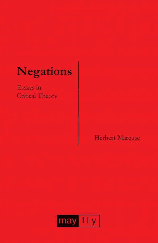 Cover for Herbert Marcuse · Negations: Essays in Critical Theory (Taschenbuch) [Revised edition] (2009)