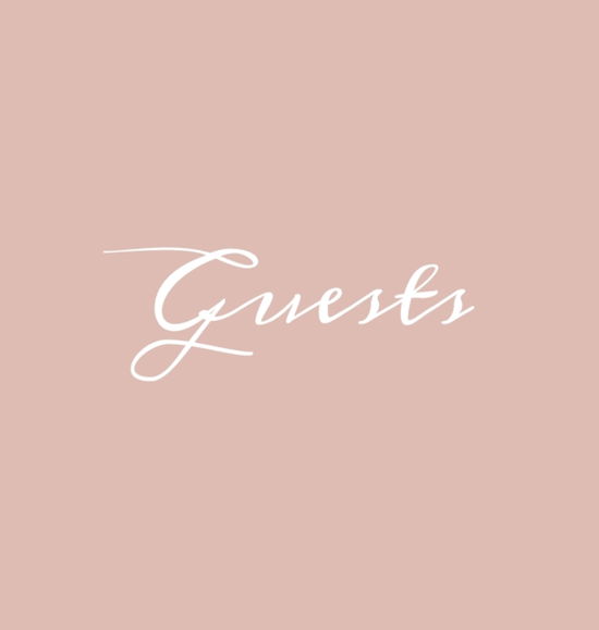 Cover for Murre Book Decor · Guests Hardcover Guest Book: Blush Pink (Hardcover Book) (2020)