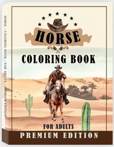 Cover for Rfza · Horse Coloring Book for Adults: Relaxation Coloring Books with Creative Horses and Stress Relieving Patterns (Pocketbok) [Horse Coloring Book for Adults edition] (2020)