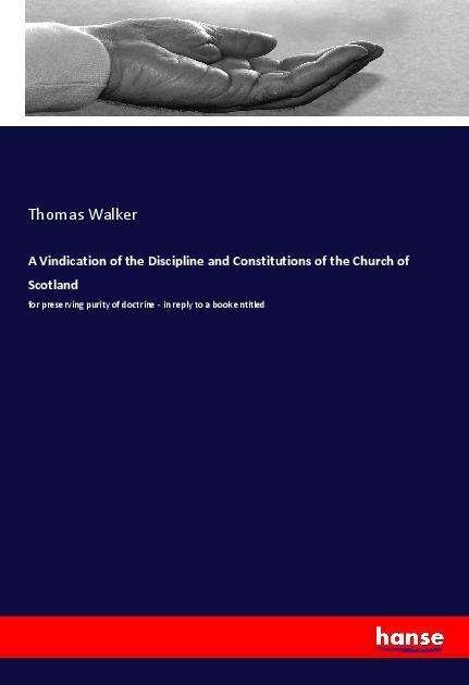 Cover for Walker · A Vindication of the Discipline (Book)