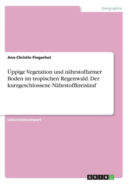 Cover for Fingerhut · Üppige Vegetation und nährsto (Buch)