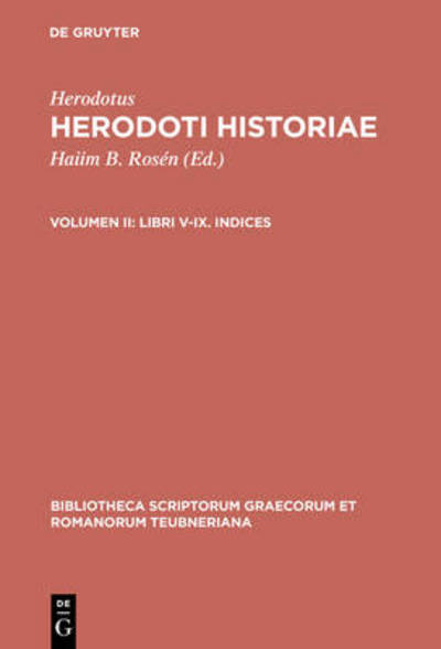 Cover for Herodotus · Libri V-IX. Indices (Book) (1997)