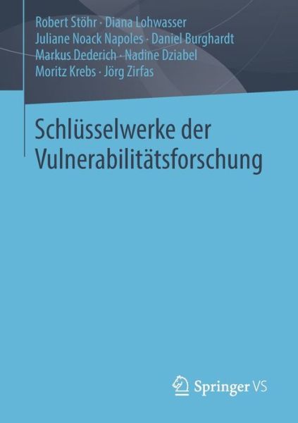 Cover for Stöhr · Schluesselwerke der Vulnerabilitaetsforschung (Bok) [1. Aufl. 2019 edition] (2019)