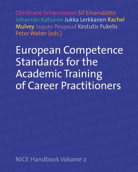 Cover for European Competence Standards for the Academic Training of Career Practitioners: NICE Handbook Volume 2 (Paperback Book) (2016)