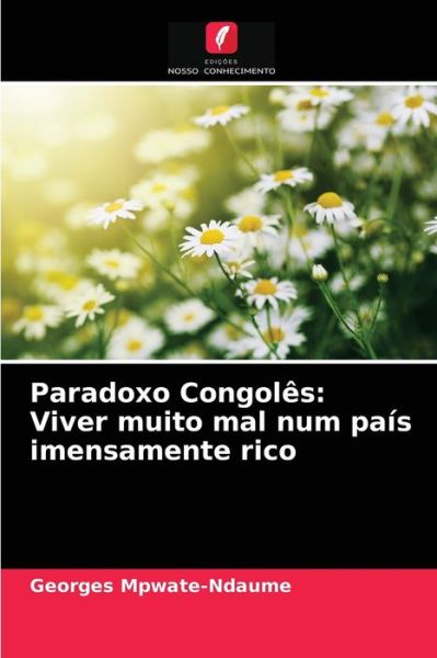 Cover for Georges Mpwate-Ndaume · Paradoxo Congoles (Paperback Book) (2021)