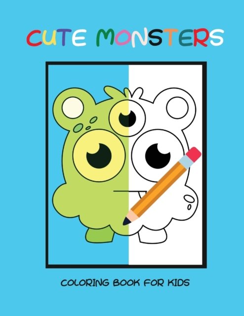 Cover for Bana&amp;#347; , Dagna · Cute monsters coloring book for kids (Paperback Book) (2021)