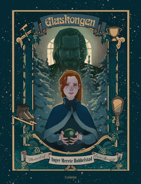 Cover for Inger Merete Hobbelstad · Glaskongen (Hardcover Book) [1e uitgave] (2024)