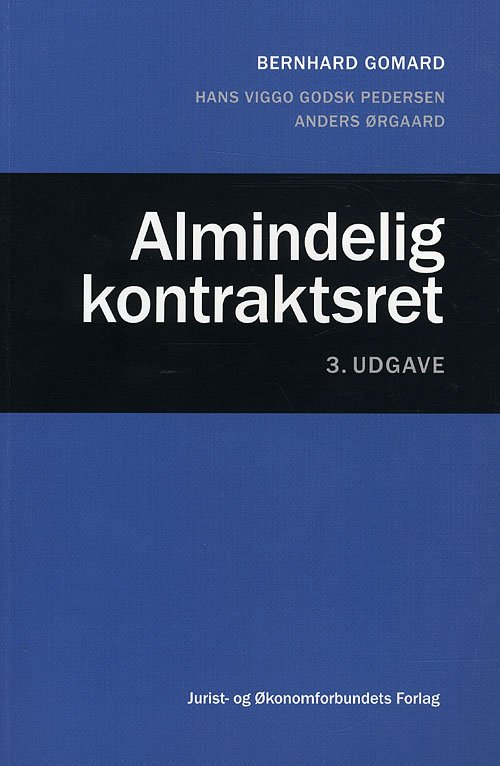 Cover for Mfl Gomard B · Almindelig kontraktsret 3. udg. (Sewn Spine Book) [3rd edition] (2009)