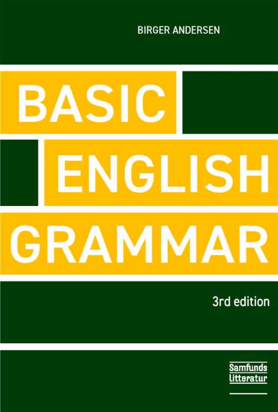 Cover for Birger Andersen · Basic English Grammar (Paperback Book) [3rd edition] (2018)
