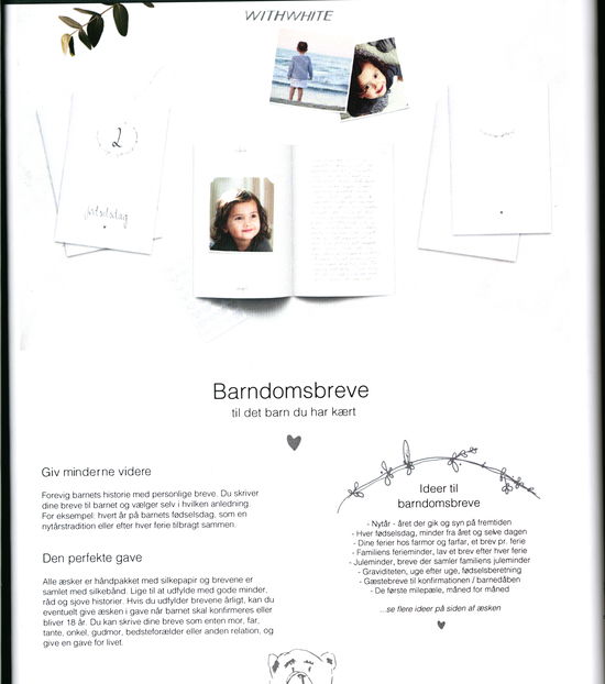 Barndomsbreve - Julie Dam Andersen - Produtos - WITHWHITE - 9788797006047 - 23 de fevereiro de 2018