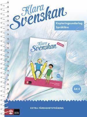 Cover for Marie Åhfeldt · Klara svenskan åk 4 Kopieringsunderlag Språklära (Book) (2015)